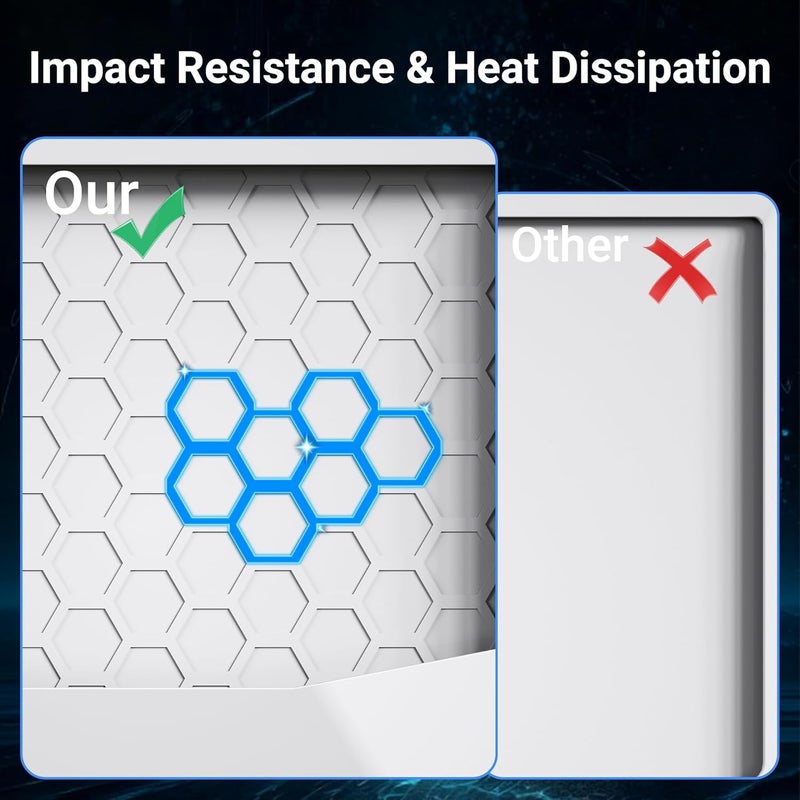 DAIERTEK Starlink Mini Cover - White Silicone Protective Case, Waterproof & Anti-Scratch Satellite Dish Accessories for Outdoor Travel RV/Truck/Trailer - Image 4